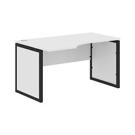 Стол эргономичный XQPCET 149(L) Белый/Антрацит 1400х900х750 XTEN-QP - Фото предпросмотра