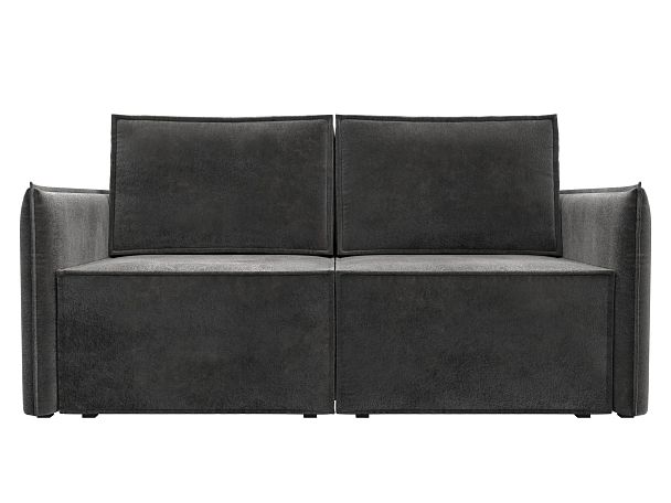 Диван прямой Либерти мини Велюр серый - Вид 2