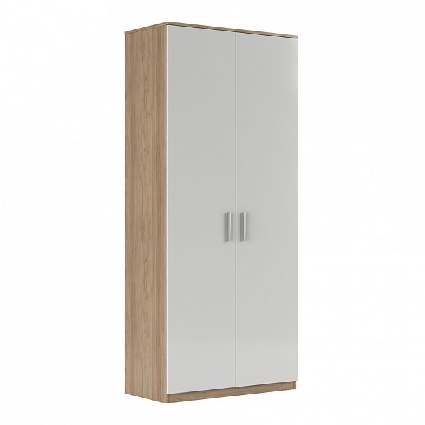 Шкаф для бумаг глухой, глянец Asti 90x45x205,6 вяз - Вид 1