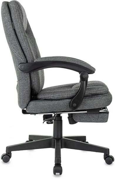 Кресло руководителя Бюрократ CH-868MSG-F серый 3C1 крестов. пластик подст.для ног пластик черный - Вид 2