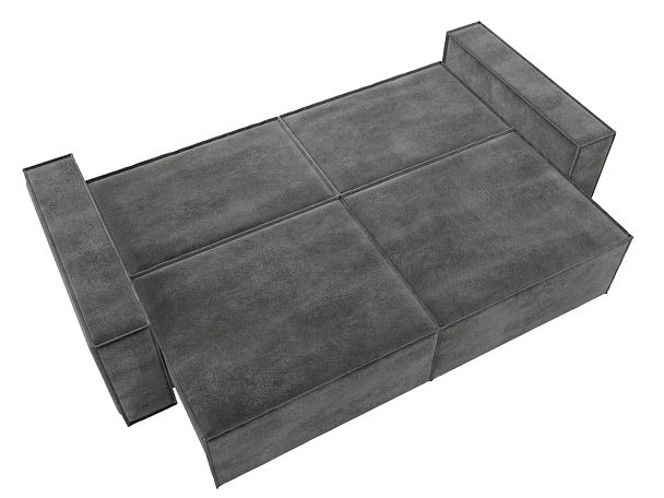 Диван прямой Куба Велюр серый - Вид 9