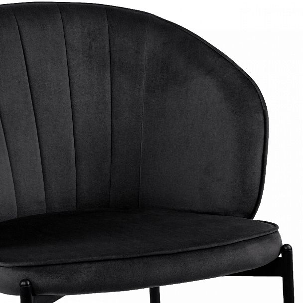 Комплект кухонных стульев Миэль черный велюр/черный, 3 шт. - Вид 8