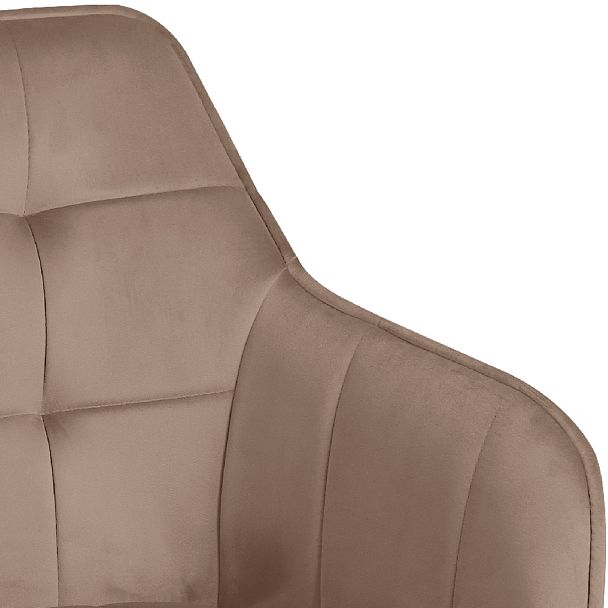 Комплект полубарных поворотных кресел Мони К, Confetti latte/белый, 4 шт. - Вид 9