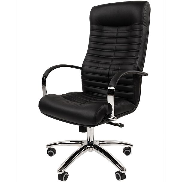Кресло CHAIRMAN 480, экокожа, черный - Вид 2