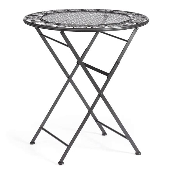 Стол Патио/Patio (PL08-11139), стальной сплав, черный - Вид 1
