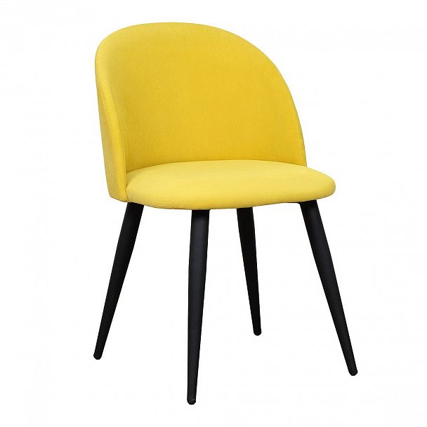 Стул Solar, желтый, ножки металл - Вид 1