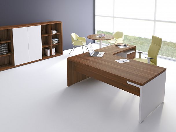 Креденция тип 1, правая Zion 189x57x69 орех - Вид 4