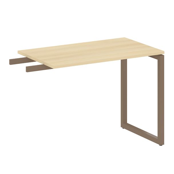 Metal System Quattro Приставной элемент на О-образном м/к 40БО.ПР-3 Акация/Мокко металл 1000*600*750 - Вид 1