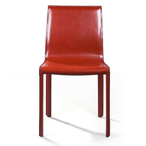 Стул Barrie, кожа ретро-красный - Вид 2