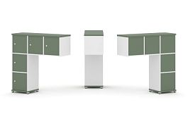 Concept Надставка низкая CN.ONN-007 Кобо/Белый Бриллиант/Металл Белый 1099*365*1130 - Фото предпросмотра