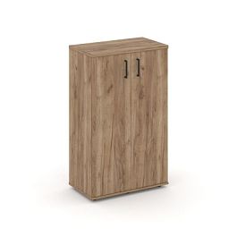 Стайл Проджект Тумба опорная/приставная SN.TOP-062 Дуб Табак/Черный Ручки 700*400*1150 - Фото предпросмотра