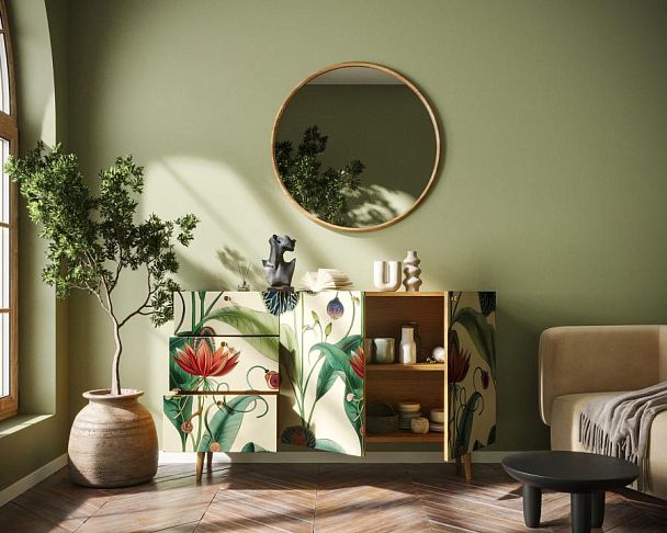 Комод Berber с двумя дверками и ящиками арт BB17/Print_55 - Вид 2