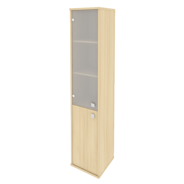 Style Шкаф высокий узкий левый Л.СУ-1.2 (L) Акация 412*410*1980 - Вид 1