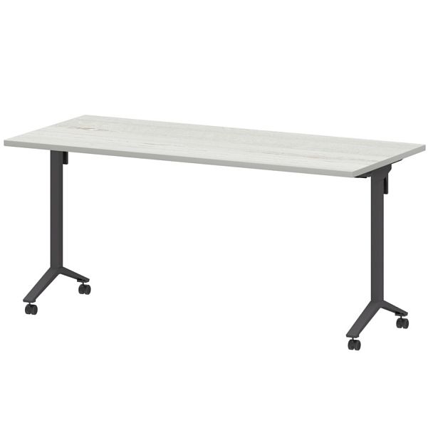 Стол мобильный складной МБ25-160.70 Сосна винтер/Антрацит 1600x700x750 Моби - Вид 1