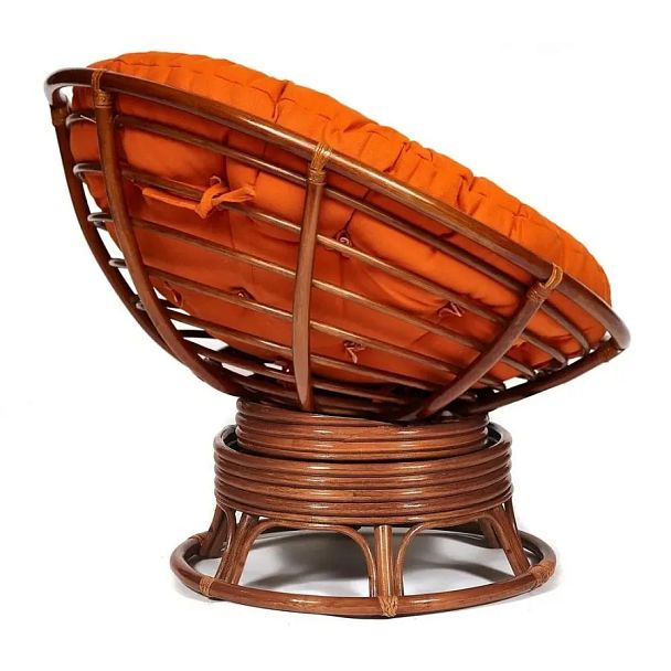 Кресло-качалка Папасан/Papasan (W 23/01 B) /с подушкой/Pecan (орех) - Вид 8