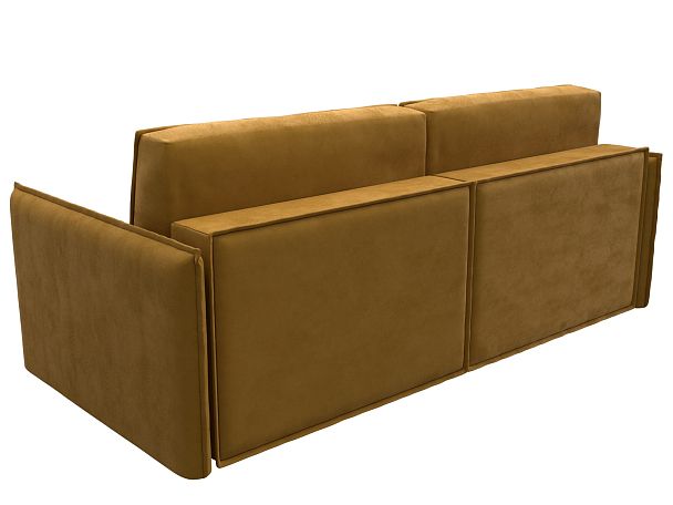 Диван прямой Либерти Велюр желтый - Вид 6