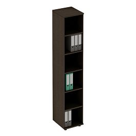 Стеллаж высокий узкий Формула ФР 396 венге темный - Фото предпросмотра