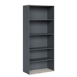 Стеллаж высокий Zion Light 90x42x207 дуб нордик - Фото предпросмотра