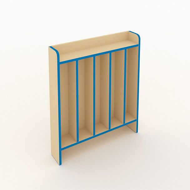 Вешалка для полотенец настенная синий - Вид 1