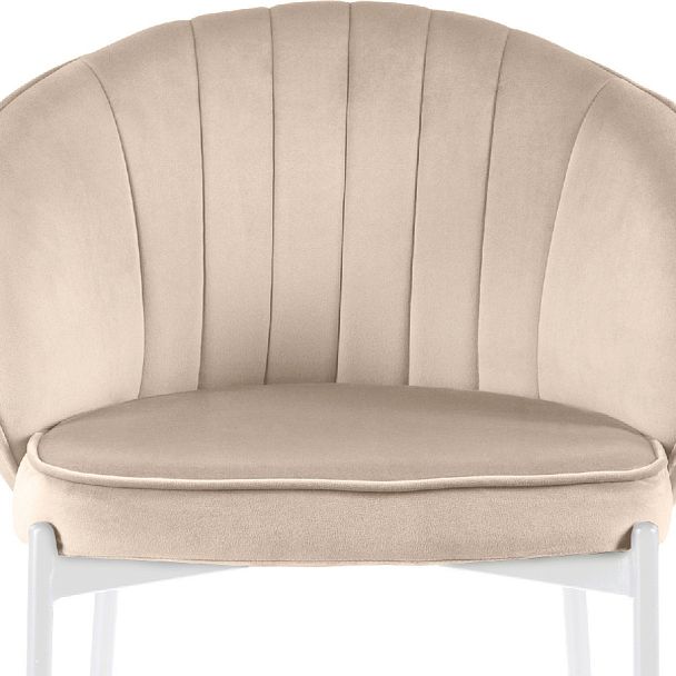 Комплект полубарных стульев Миэль кремовый/белый, 4 шт. - Вид 7