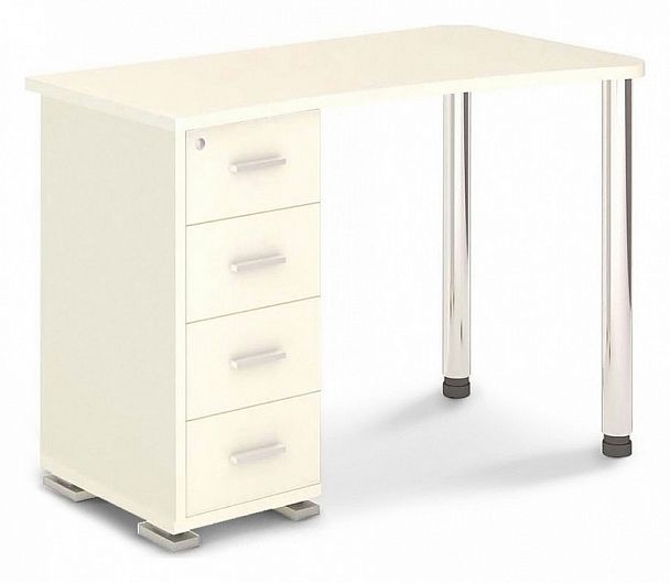Стол письменный Домино нельсон СКМ-50 Белый правый - Вид 1