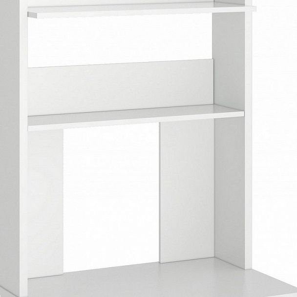 Стол компьютерный Нельсон Lite СКЛ-Прям80+НКЛХ 80 Белый - Вид 3