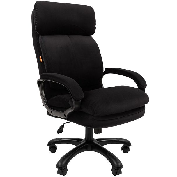 Кресло CHAIRMAN HOME 505, ткань велюр, черный - Вид 1
