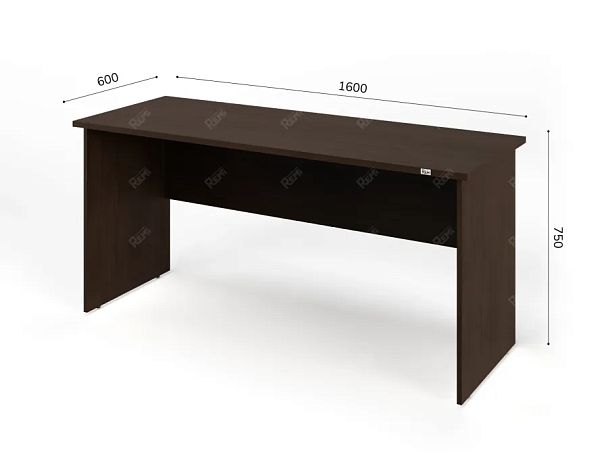 ЛАЙТ / LIGHT RLG001-16x6 Прямоугольный стол 160x60x75 Венге - Вид 2