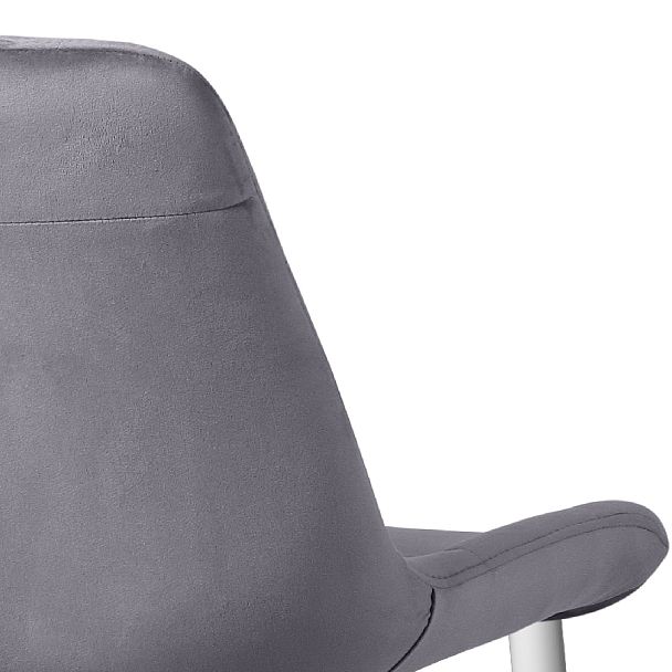 Комплект полубарных стульев Эйден, темно-серый H-15/белый, 4 шт. - Вид 8