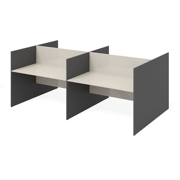 Станция рабочая офисная "Тандем"  ПК-ТН-СР315х160ВМ4/Д-В2-909 дуб альпийский - Вид 1