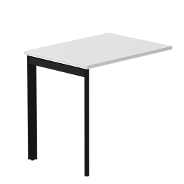 Брифинг-приставка Everprof EVO 810х600x755 опоры 45гр Белый/Черный - Фото предпросмотра