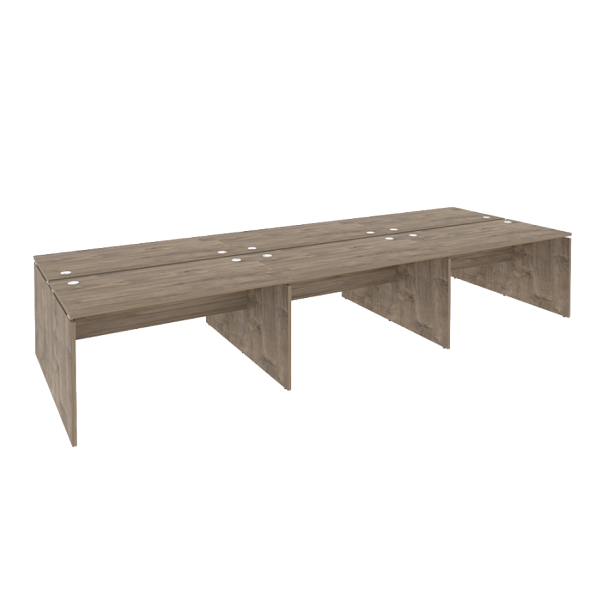 Onix Рабочая станция O.D.RS-6.3.7 Тиквуд темный 4140*1475*750 - Вид 1