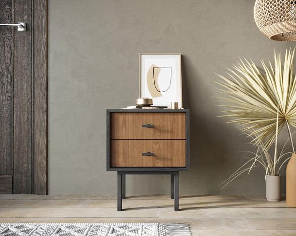 Тумбочка с двумя ящиками Emerson арт EM16 - Вид 5