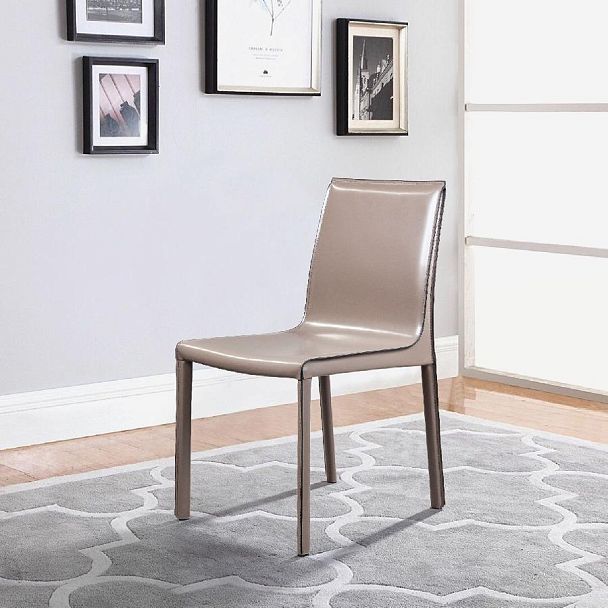 Стул Barrie, кожа капучино - Вид 4