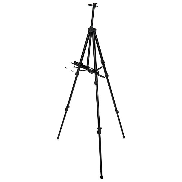 Мольберт-тренога металлический переносной, телескопический, 140х201х103 см, чехол, BRAUBERG ART, 192267 - Вид 3