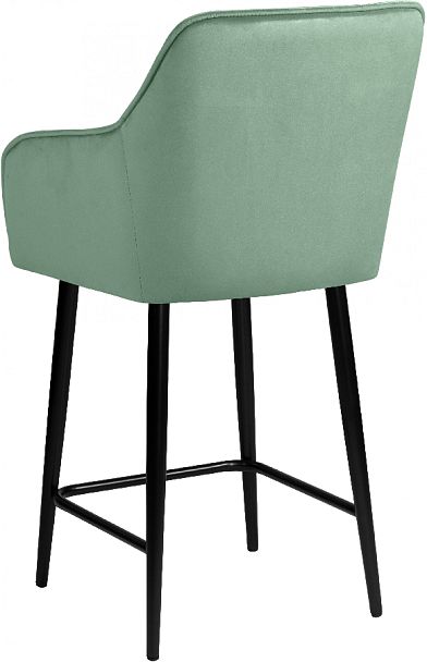 Комплект полубарных поворотных кресел Мони К, Confetti aquamarine/черный, 3 шт. - Вид 6