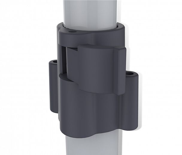 Вешалка гардеробная Sheffilton CH-4149 на колесиках т.серый/св.серый/хром - Вид 5