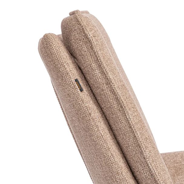 Кресло лаунж Космо/Cosmo, велюр/букле, VT shape latte - Вид 11