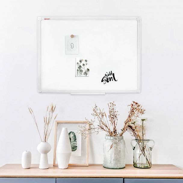 Доска магнитно-маркерная 45х60 см, ПВХ рамка, BRAUBERG "Standard", 237560 - Вид 5