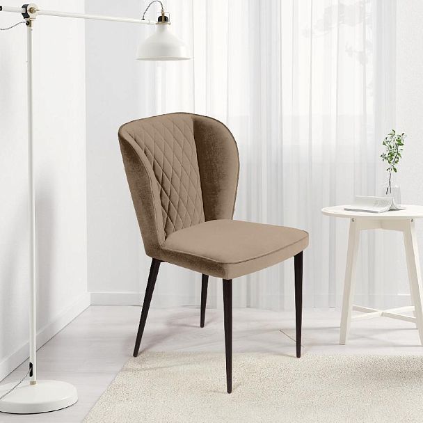 Стул Next, бархат бежевый 5 - Вид 4