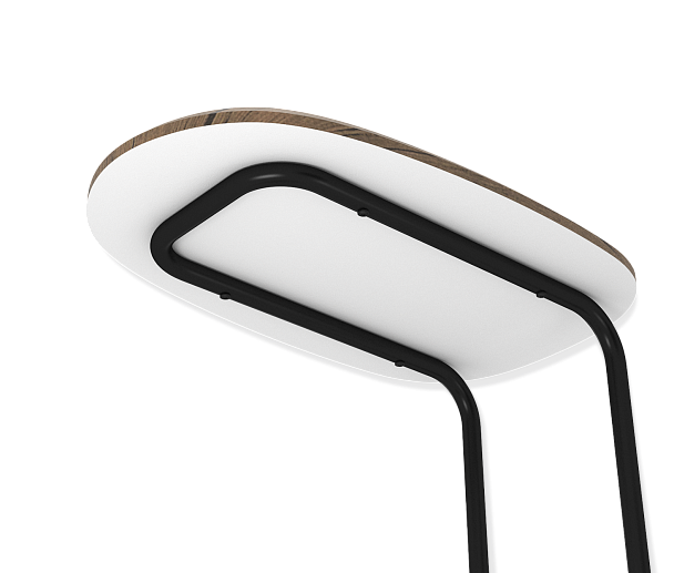 Столик приставной Sheffilton SHT-CT23 черный муар/лесной орех - Вид 5