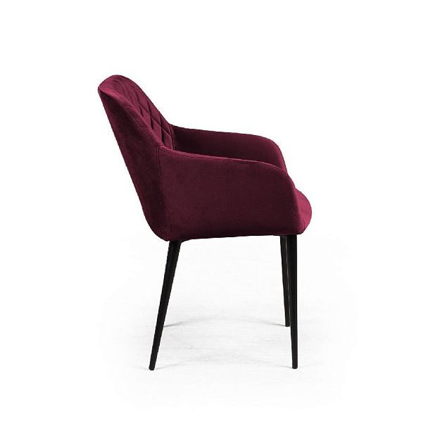 Стул с подлокотниками Robert, бархат винно-красный 16 new - Вид 3