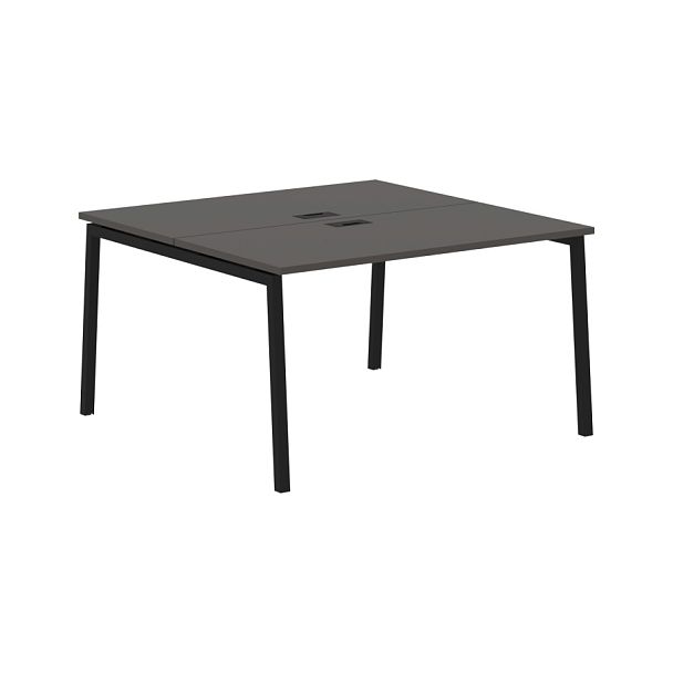 Стол 2-х местный ELWST 1313 Мокко/Черный 1360х1346х750 EDIS - Вид 1