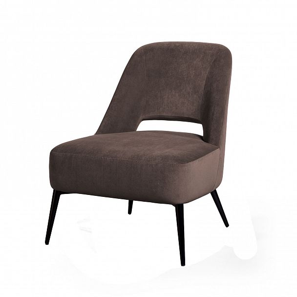 Кресло Dante, бархат антрацит 14 - Вид 4