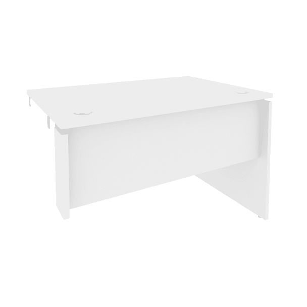 Onix Стол-приставка правый к опорным элементам O.SPR-2.8 (R) Белый бриллиант 1180*800*750 - Вид 1