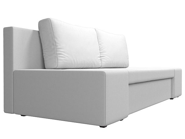 Диван прямой Сан Марко (полностью экокожа белая) - Вид 4