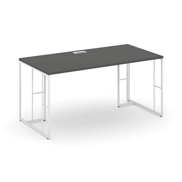 Rift Direct Стол руководителя RF.SR-025 Антрацит/Металл Белый 1780*800*750 - Вид 1