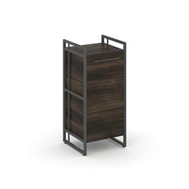 Rift Шкаф 2 ниши узкий RF.SU-21 (R) Дуб Мали/Металл Антрацит 420*396*924 - Фото предпросмотра