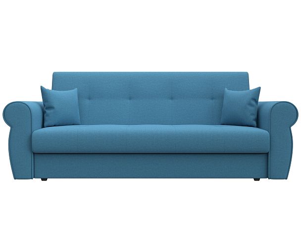 Диван-книжка Лига-019 Рогожка голубой - Вид 2