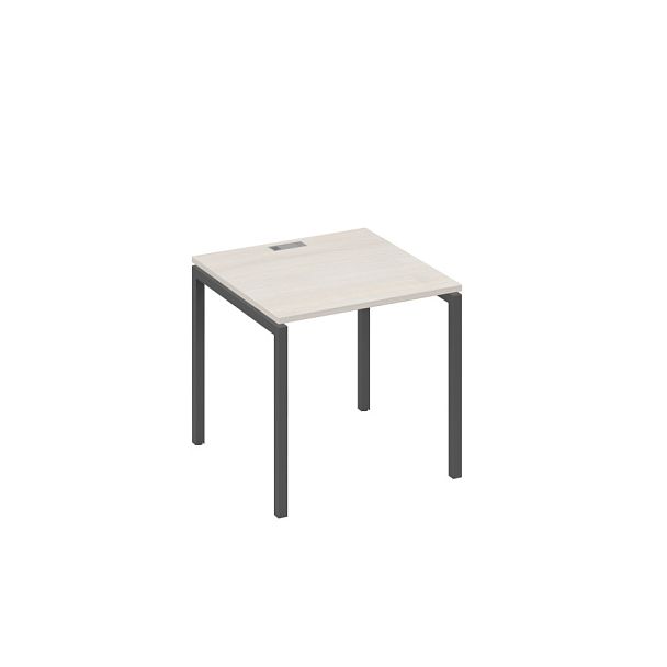 Стол письменный на металлокаркасе DUE A4 А4 Б2 021 БП дуб / металлокаркас антрацит - Вид 1